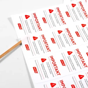 Custom Printed Waterproof Self Adhesive Roll Labels Logo Stickers for Product Packaging