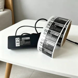 Custom Printed Waterproof Self-Adhesive Vinyl/PET Electric Appliance Labels