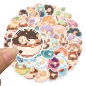 Custom Printed Waterproof Vinyl Adhesive Die-Cut Sticker Label