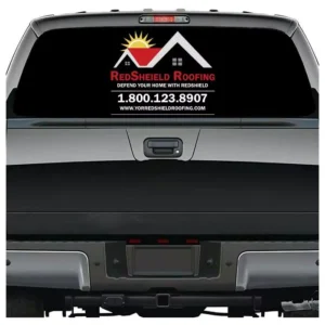Custom Printed Waterproof Vinyl Car Stickers Spin Paper Design LED Windshield Decal Anime Style UV