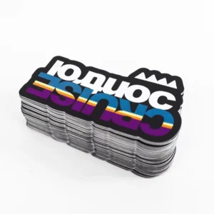 Custom Printed Waterproof Vinyl Die-Cut PVC Label Stickers