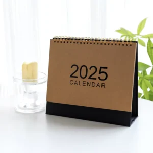 Custom Printing A5 Art Paper Film Laminated Desk Advent Office Series Daily Schedule Table Calendar