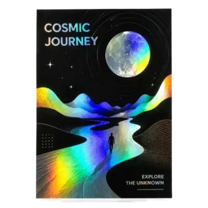 Custom Printing Art Prints Satin Finish Paper Poster Holographic Holo Foil Anime Illustration Wall Home Decor Art Exhibition