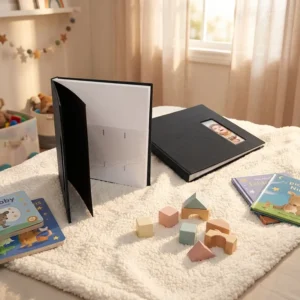 Custom Printing Baby Scrapbook Custom Size Cover Photobook Keepsake Photo Baby Memory Album
