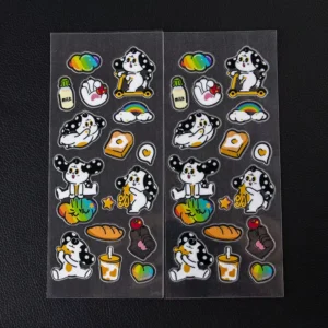 Custom Printing Car Window Sticker UV Resist Vinyl Waterproof Durable Eco Friendly PVC Weatherproof Self Adhesive Die Cut Logo