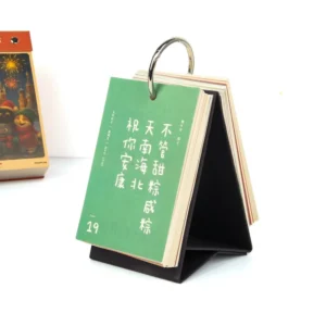 Custom Printing Desktop Table Calendar Flip 365 Day Personalized Monthly Daily Calendar