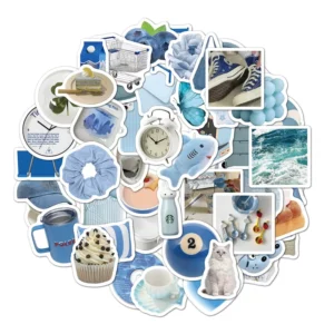 Custom Printing Die-Cut Waterproof Vinyl Cartoon Stickers