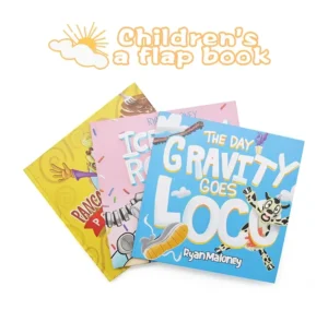 Custom Printing Double-Sided Kids’ Coloring Book, Lamination, Perfect Binding, A3/A4/A5/Custom Size