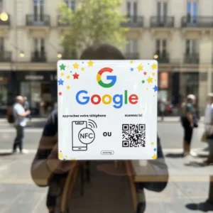 Custom Printing Dynamic QR Code 80*80/100/100/120*120mm for 213/215/216 Window NFC Sticker RFID Business Card Table Menu