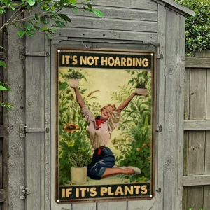 Custom Printing Embossed Decorative Vintage Gardening Tin Signs Wall Decor Shop Poster Metal Tin Signs Tin Plate