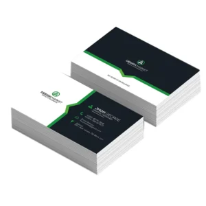 Custom Printing Embossed Name Business Card Printing With Logo Gold Foil Hot Stamp Business Coated Paper Thank You Cards