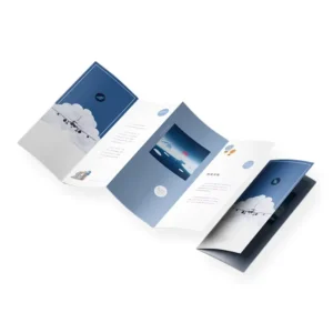 Custom Printing Folding Paper Instruction Booklet Brochure Printing Brochure Custom Art Paper Books Flyers Printing