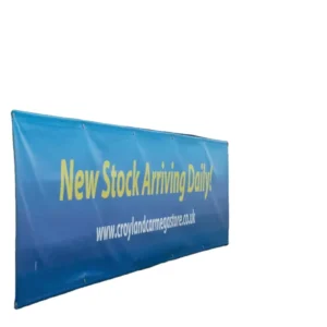 Custom Printing Outdoor Large PVC Hanging Waterproof Banner with Grommets Durable Advertising Banner for Business