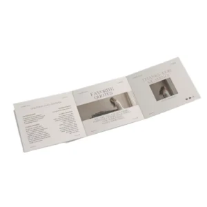 Custom Printing Promotional High Quality Coated Paper Brochure Advertising Leaflet Menu Flyer Offset Printing with Custom Colors