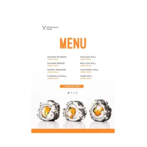 Custom Printing Service Coated Paper Commercial Poster, Restaurant Menu, Booklet, Brochure, Pamphlet, Folded Leaflet, Flyer