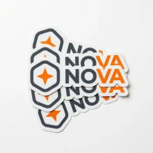 Custom Printing Transparent Vinyl Stickers Die Cut Label Logo Stickers Adhesive Clear Label Stickers
