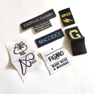 Custom Private Clothing Brand Personal Design Logo Print NO MOQ Woven Label