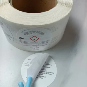Custom Private Label Vinyl Adhesive Sticker Labels Multi-Layer Waterproof Packaging for Chemical Industry