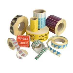 Custom Private Packaging Labels Logo Round Label Rolls Waterproof Adhesive Paper for Beverage