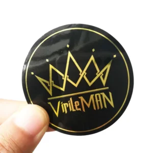 Custom Product Packaging Adhesive Vinyl Sticker Roll Labels