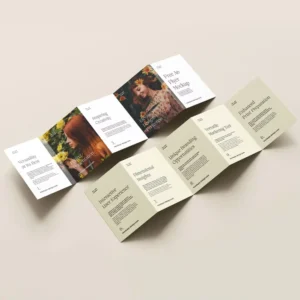 Custom Promotional Flyers Pamphlets Leaflets Printing Services Coated Cardboard Eco-Friendly Offset