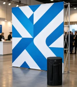 Custom Pull-Up Easy-to-Assemble Exhibition Trade Show Popup Display Stand Banner