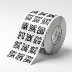 Custom QR Code Tracking Labels Inventory Asset Tracking Stickers for Small Business Waterproof Serial Number