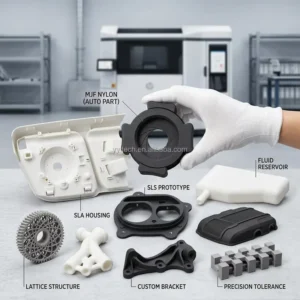 Custom Rapid Prototyping SLA SLS FDM MJF Plastic Resin ABS Nylon 3D Printing and CNC Machining Service
