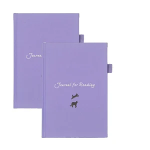 Custom Reading Journal A5 Hardcover Reading Progress Challenge Book with Custom Logo and Inner Pages