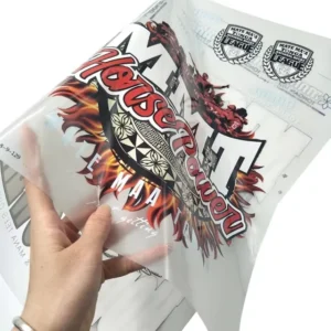 Custom Ready-to-Press DTF Heat Transfer Stickers for Garments