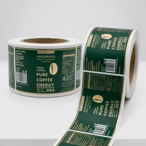 Custom Rectangle Vinyl Logo Stickers Self-Adhesive Waterproof Packaging Labels