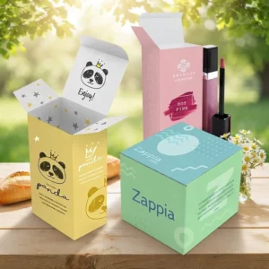 Custom Recyclable Cardboard Gift Paper Box for Small Business Cosmetic Skincare Serum Shampoo Packaging Crafts