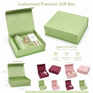 Custom Recyclable Cardboard Mailer Shipping Gift Box with Lid for Cosmetics and Acrylic Products