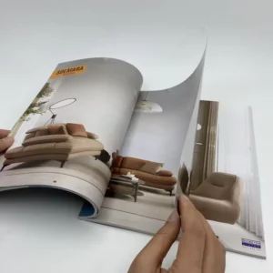 Custom Recyclable Paper Glossy Brochure Catalog Book Printing Service