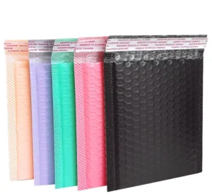 Custom Recyclable Poly Retort Pouch Bubble Mailer Bag with Logo Gravure Printing for Supermarket