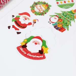 Custom Recyclable White and Brown Kraft Cardboard Christmas Clothing Swing Tags