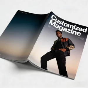Custom Recycled Material Fashion Magazine, Manual, Catalog and Booklet Printing