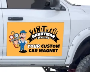 Custom Removable Car Magnet Printing Stickers for Vehicle Business Logo Advertising