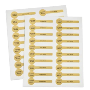 Custom Removable Waterproof Self-Adhesive Vinyl Sticker Labels for Plastic Jars and Liquid Soap