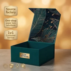 Custom Rigid Magnetic Acrylic Kraft Paper Gift Box for Small Business
