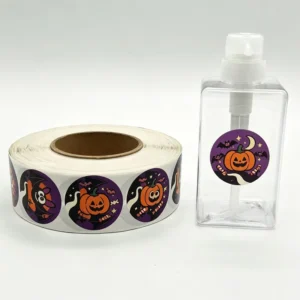 Custom Roll Labels Waterproof Thank You Logo Adhesive Kiss-Cut Packaging Stickers