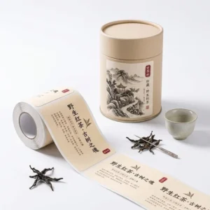 Custom Roll PP Eco-Friendly Durable Multi-Purpose Printed Self-Adhesive Labels and Stickers for Food, Craft, Coffee Jar Packaging