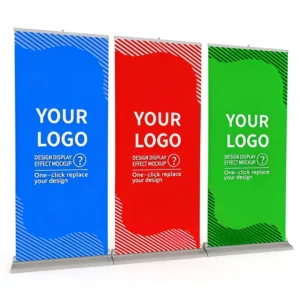 Custom Roll-Up Banner 80x200cm Retractable Advertising Banner Printing for Events & Business