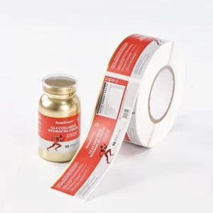 Custom Roll and Sheet Labels for Bottles and Health Products