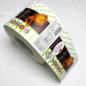 Custom Round Paper or Vinyl Adhesive Stickers, Waterproof Printed Logo Labels, Roll