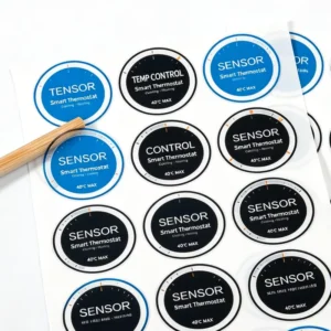 Custom Round Waterproof Self-Adhesive Identification Stickers for E-Commerce Shipping and Handmade Crafts