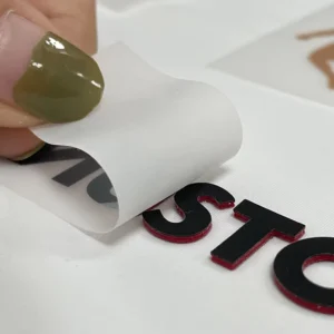Custom Rubber 3D Iron-on Silicone Logo Heat Transfer Silicone Sticker Label for Cloth