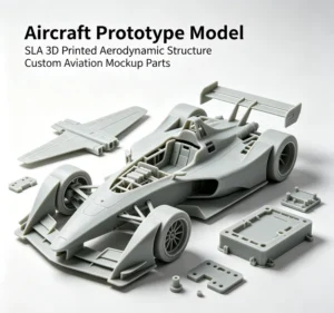 Custom SLA 3D Printing Aircraft Prototype Samples Aviation Scale Plane Mockup Parts Rapid Prototyping Service