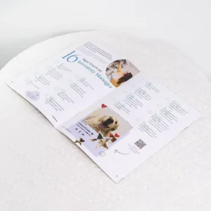 Custom Saddle-Stitched Paperback Printing with Digital Printing on Art Paper for Magazines, Catalogues and Booklets