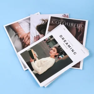 Custom Saddle Stitching Softcover Paper Catalog Brochure Booklet Printing Factory